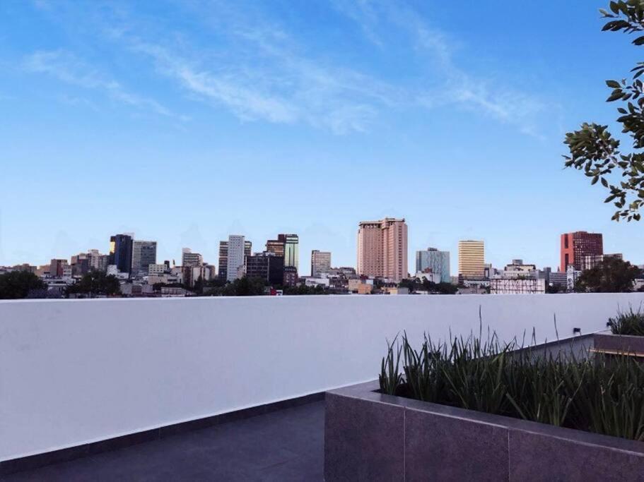 Secure, Central And Quiet Apartment Work Or Travel Mexico City Exterior photo