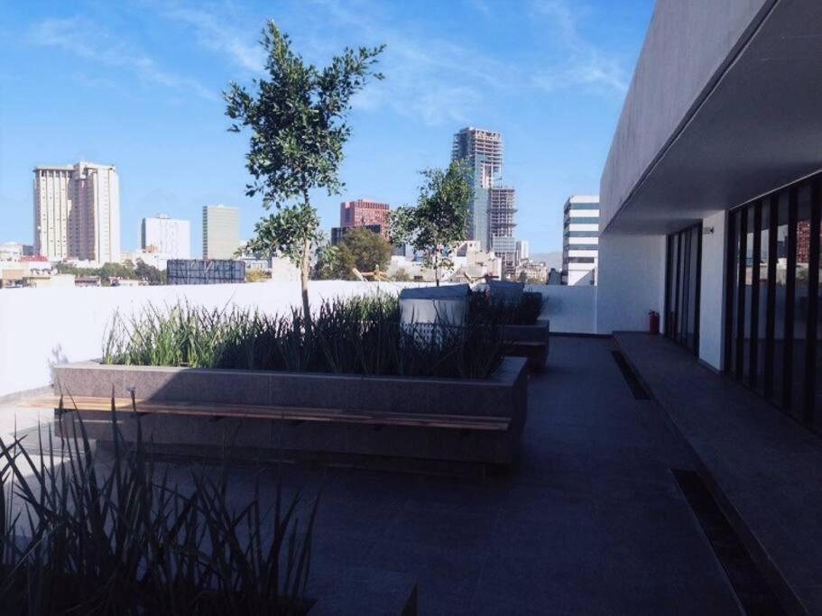 Secure, Central And Quiet Apartment Work Or Travel Mexico City Exterior photo