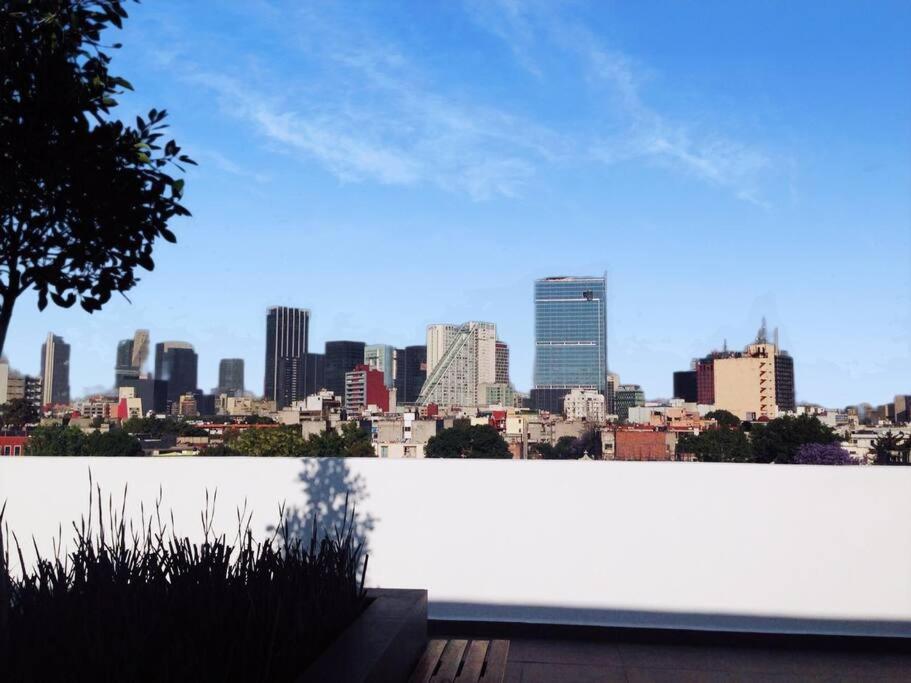 Secure, Central And Quiet Apartment Work Or Travel Mexico City Exterior photo